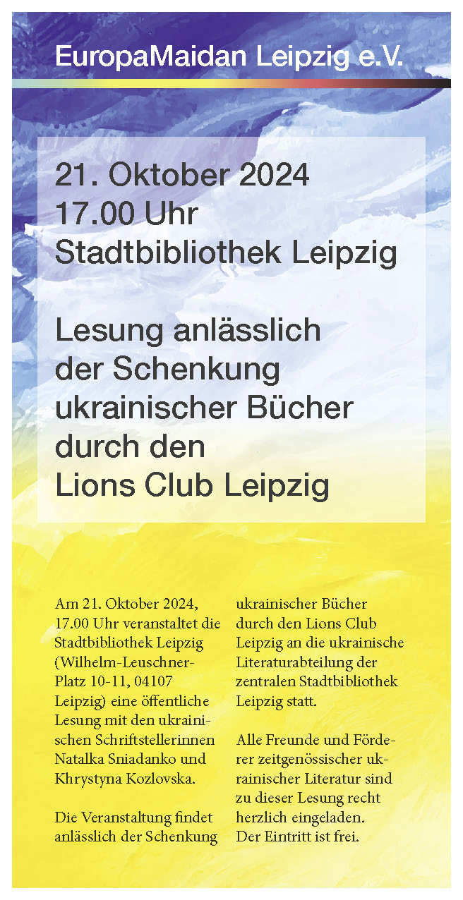 Lesung Stadtbibliothek